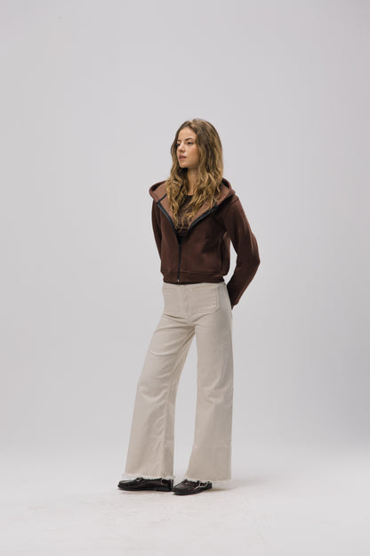 Form 014 / SoftForm™ Cropped Zip up