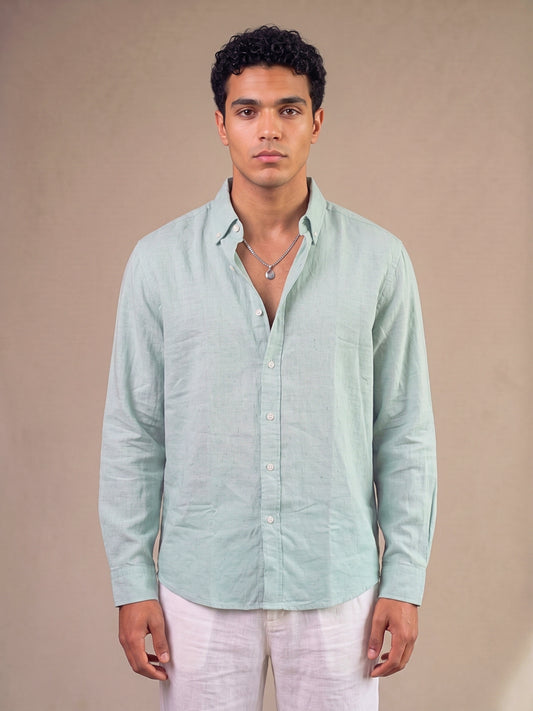 FORM 0011 / NATURAL LINEN SHIRT