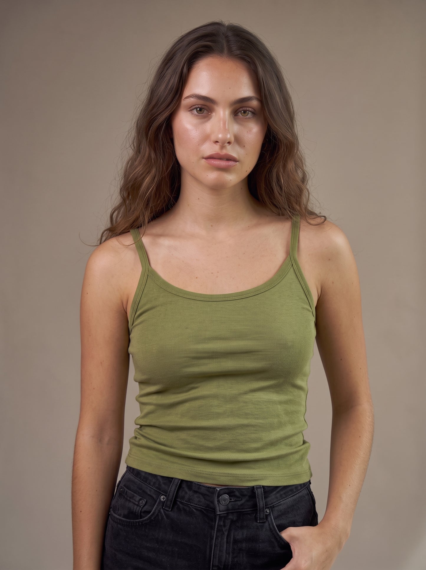 Form 005 / Essential Spaghetti Strap Top