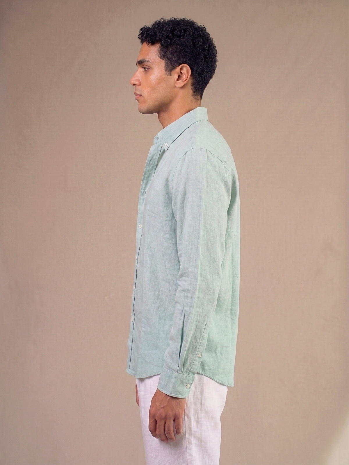 FORM 0011 / NATURAL LINEN SHIRT