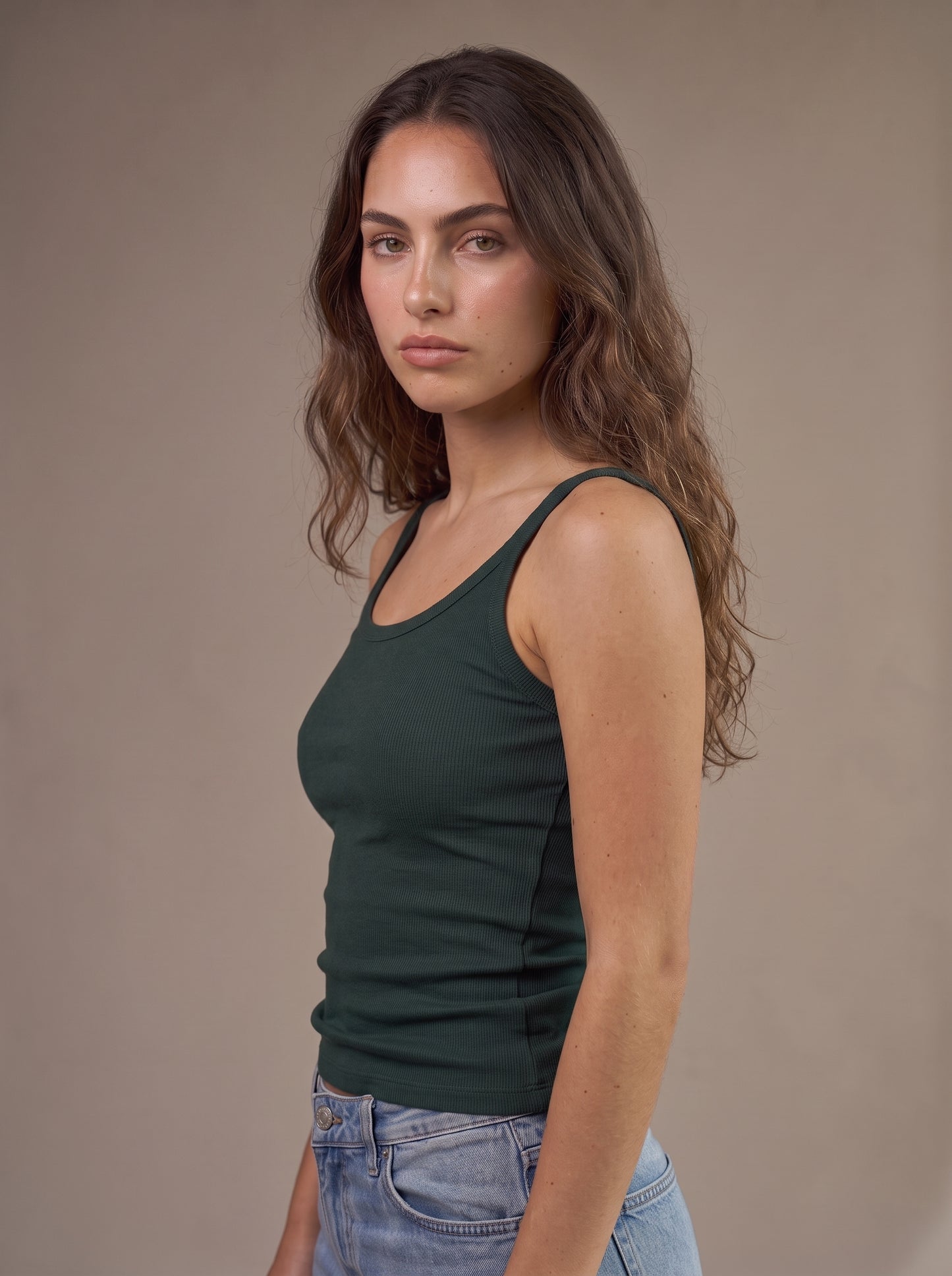 Form 005 / Essential Spaghetti Strap Top