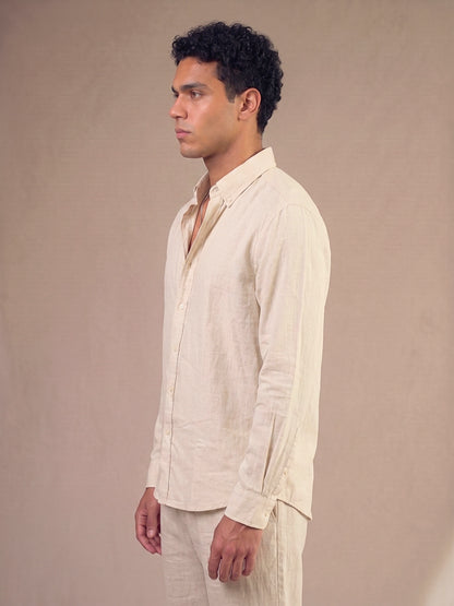 FORM 0011 / NATURAL LINEN SHIRT