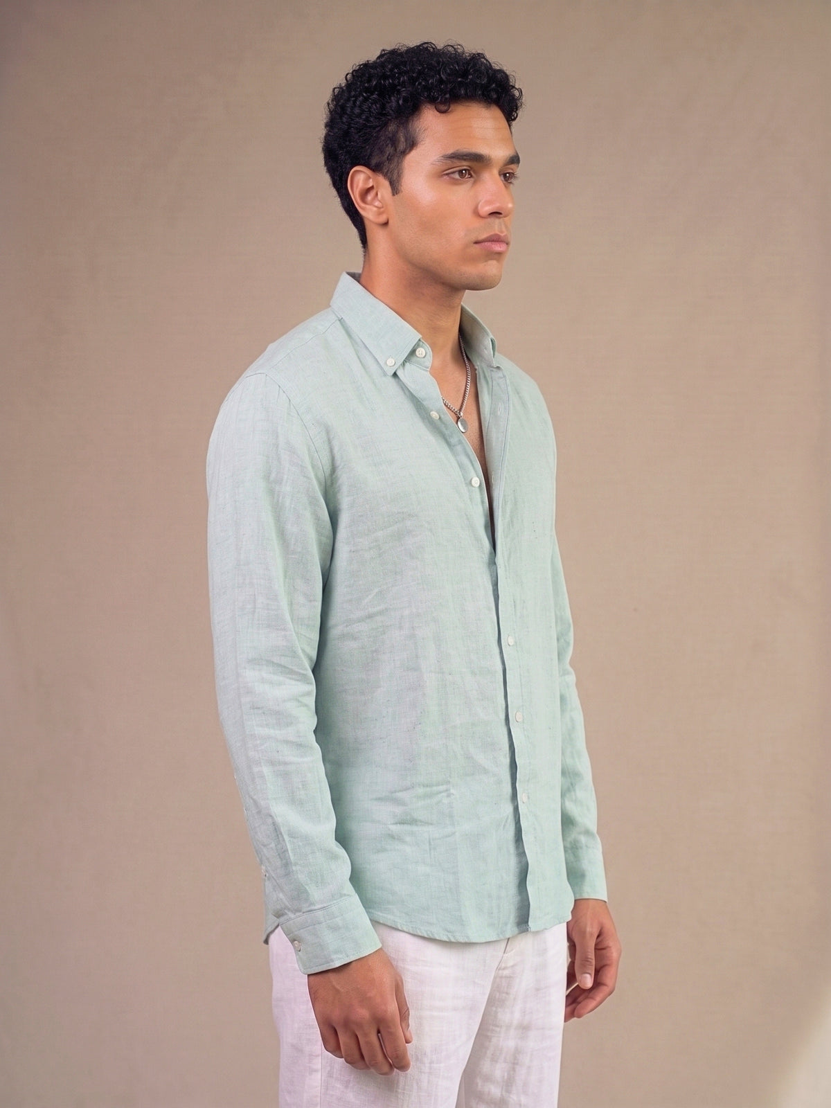 FORM 0011 / NATURAL LINEN SHIRT